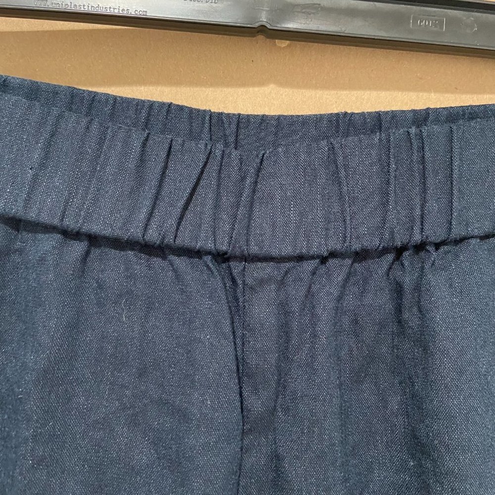J.Jill Linen Blend Stretch Pull On Pant Size Medium Petite - Picture 8 of 8